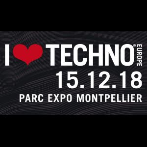 Illustration I Love Techno le 15 décembre 2018 au Parc des Expositions de Montpellier / Pérols