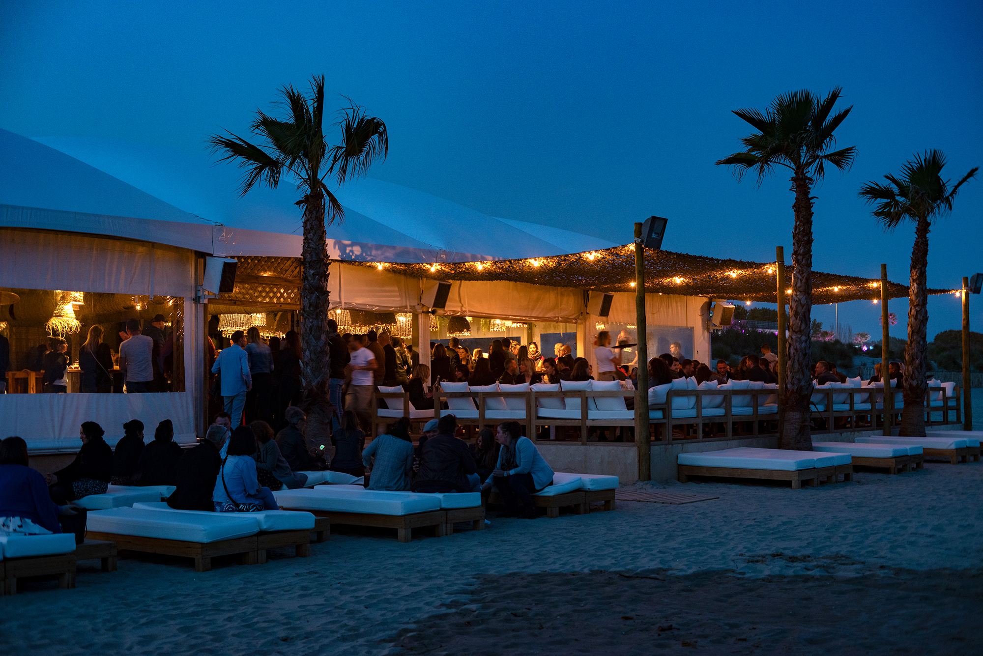 Paillotes, Restaurants de Plage, Plages Privées